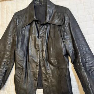 Black 100% Leather Jacket
